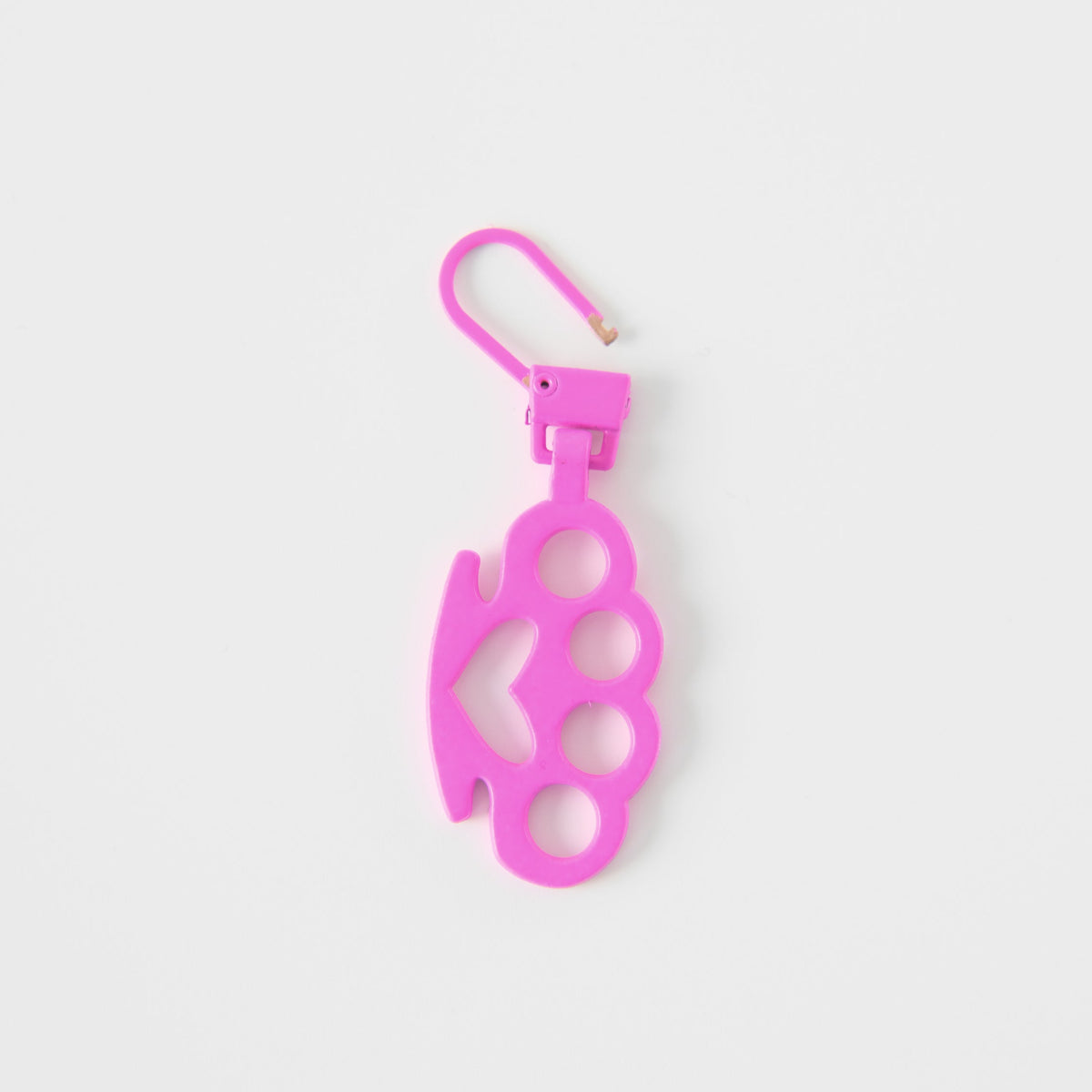 Pink Love Knuckle Zipper Pull
