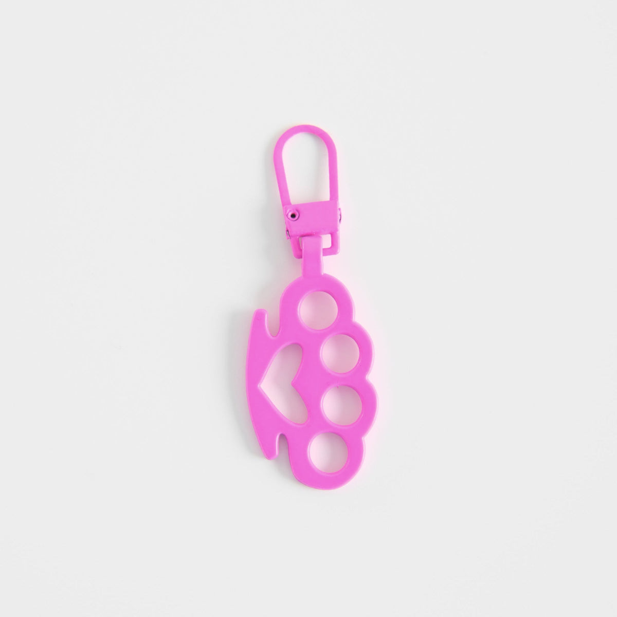 Pink Love Knuckle Zipper Pull
