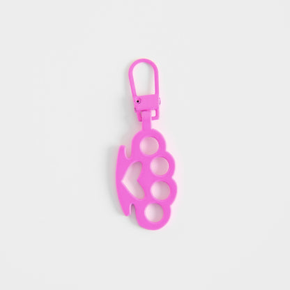 Pink Love Knuckle Zipper Pull