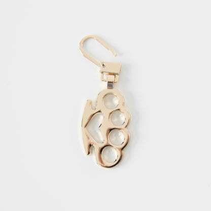 Gold Love Knuckle Zipper Pull