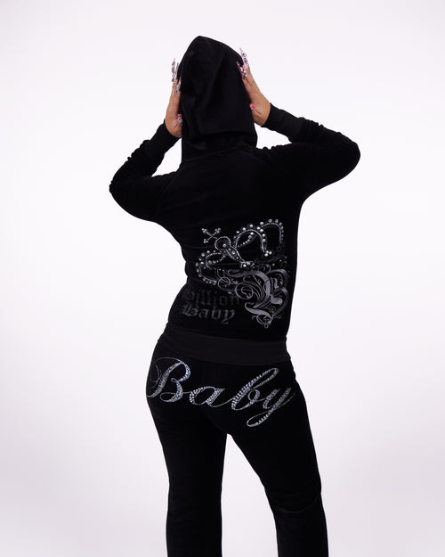 Jet Black Tiara Jacket