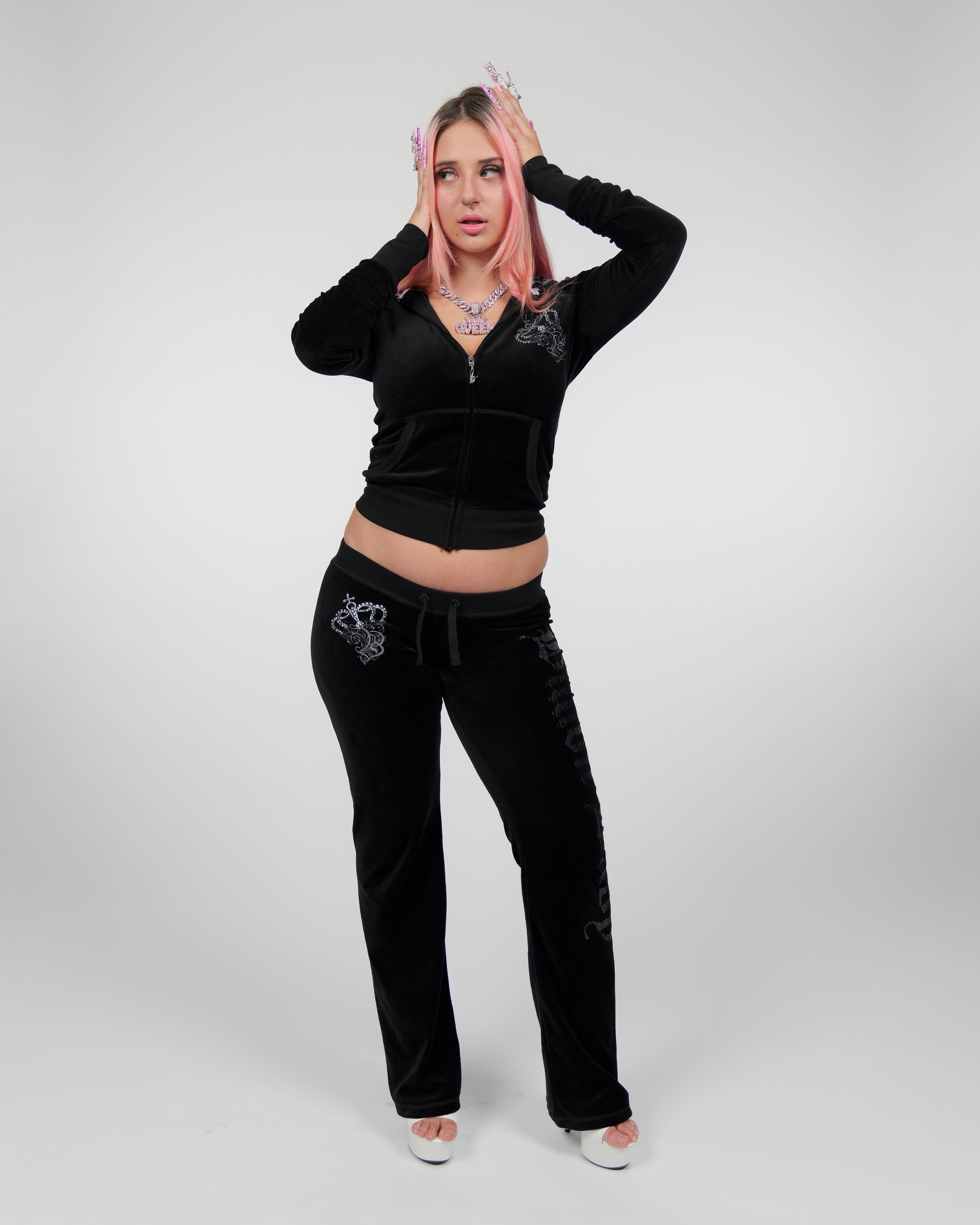 Jet Black Pants