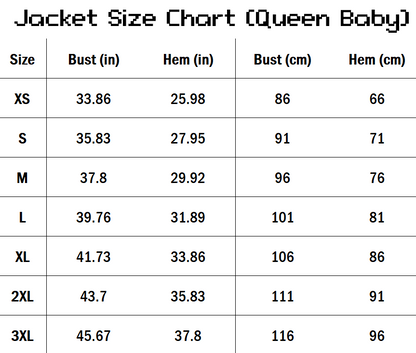 Jet Black Cotton Velour Tiara Jacket